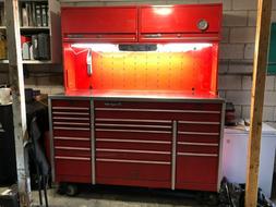 snap on tool box with tools